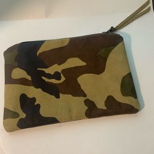 Delgado NYC leather clutch/purse